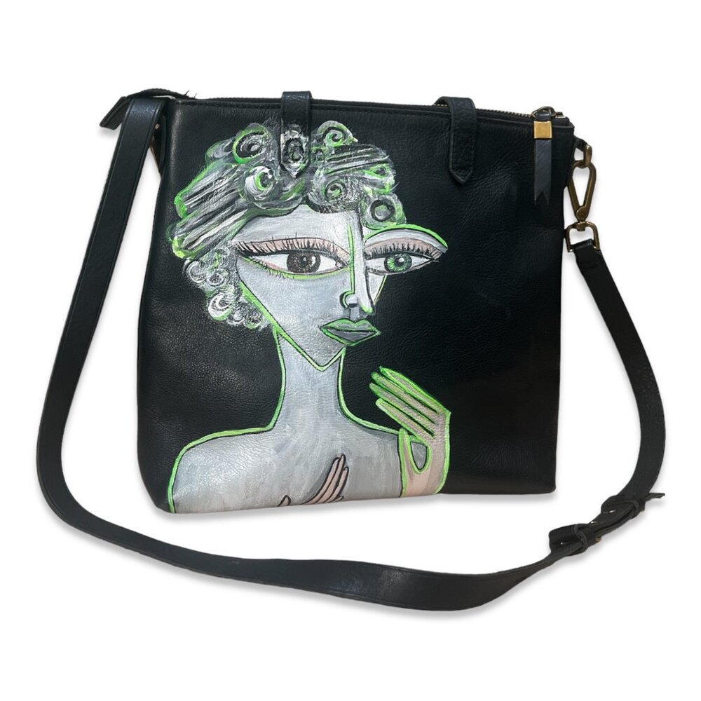 Leather Madewell 1937 Crossbody Bag - Up-cycled by Temporarily Not Famous